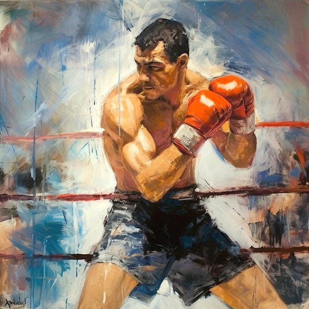 illustrazione della boxe