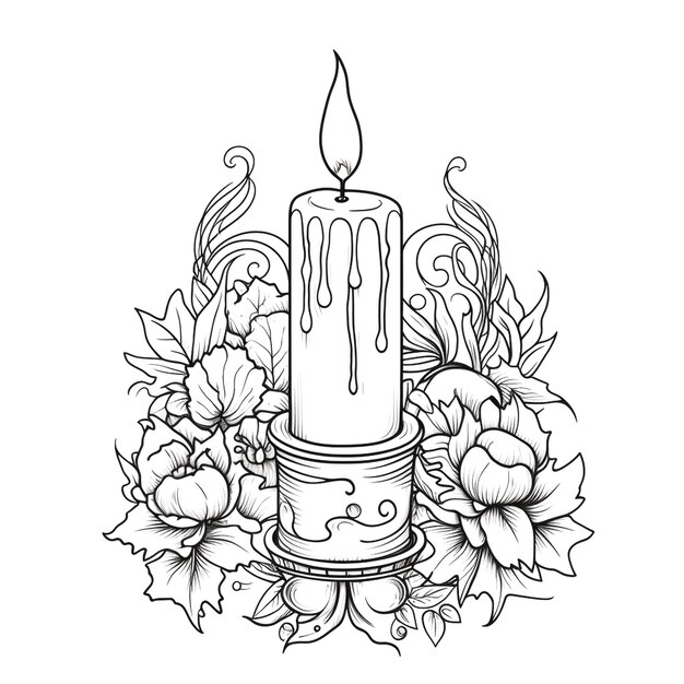 illustrazione della candela