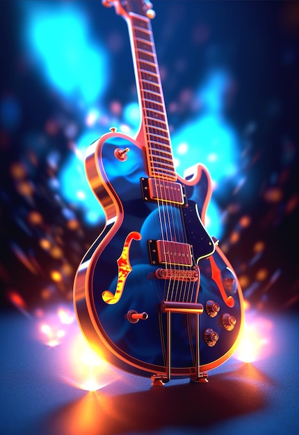 illustrazione della chitarra