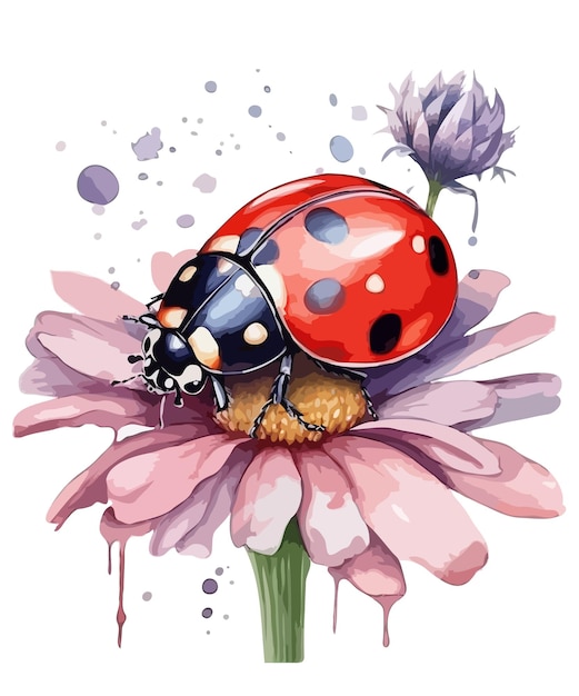 Illustrazione della coccinella