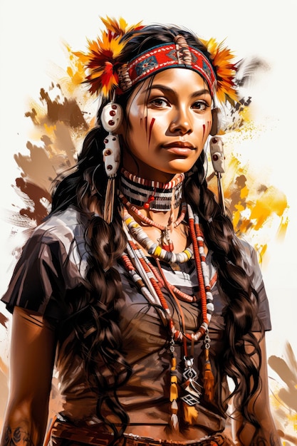 Illustrazione della Giornata dei Popoli Indigeni