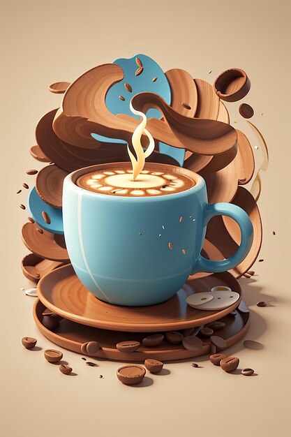 illustrazione della giornata mondiale del caffè