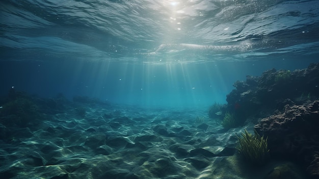 Illustrazione della giornata mondiale dell'oceano Ai generativa