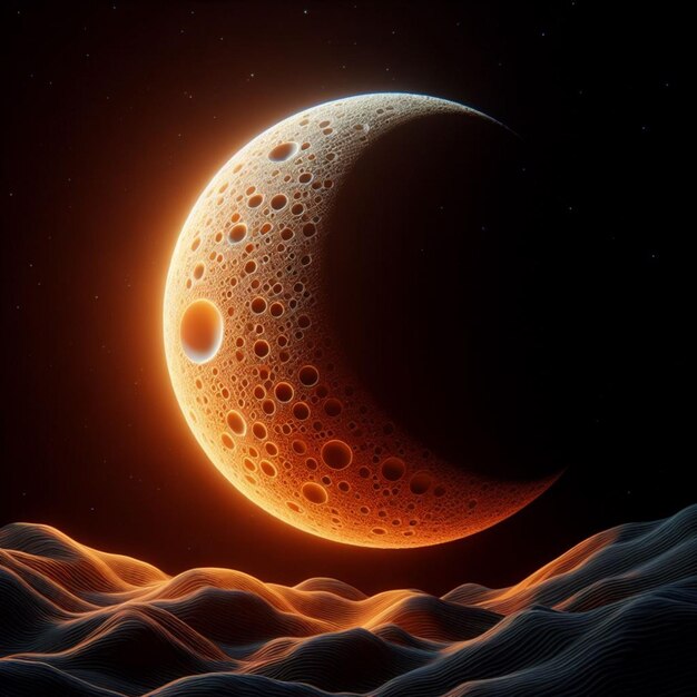 illustrazione della luna