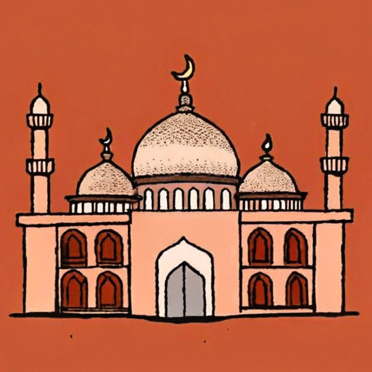 Foto illustrazione della moschea