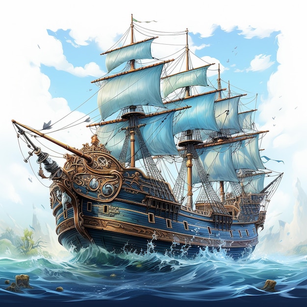 Illustrazione della nave