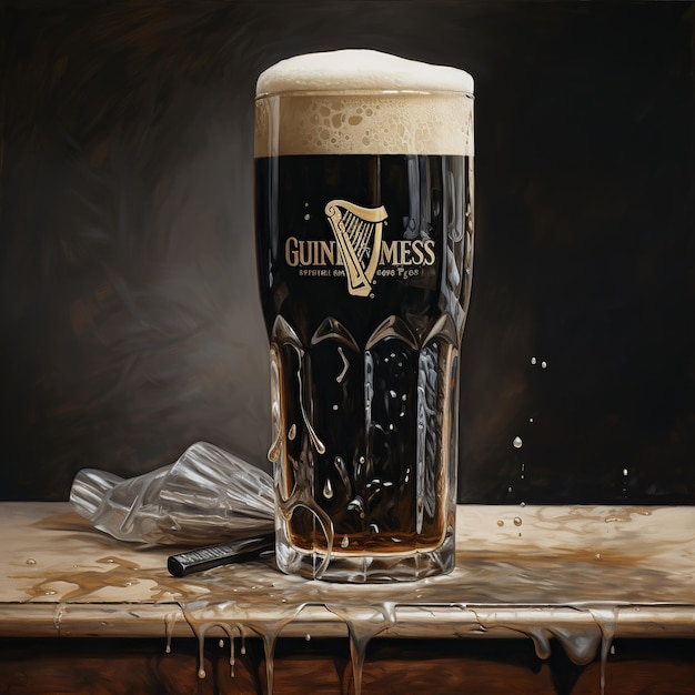 illustrazione della pinta di Guinness