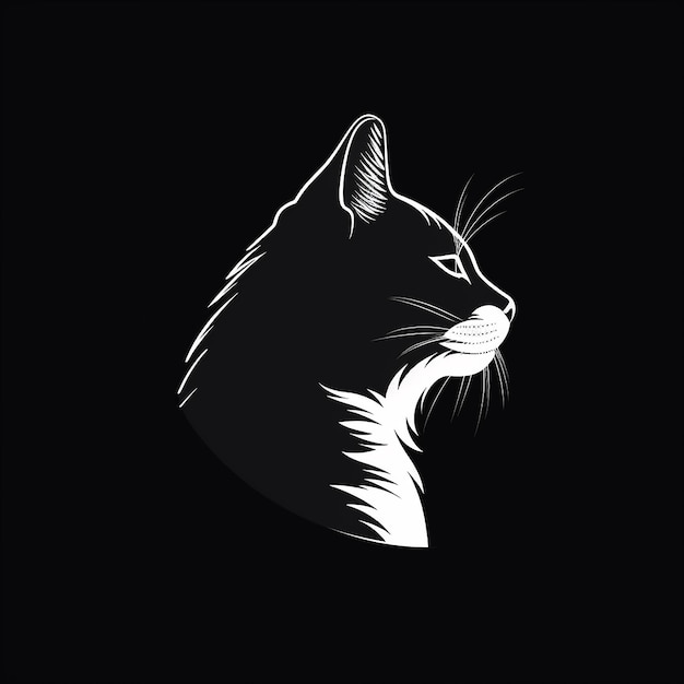 illustrazione della sagoma di un gatto