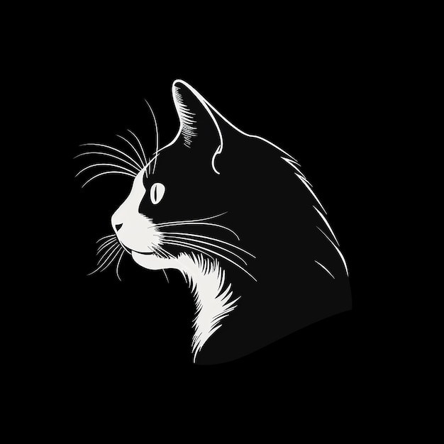 illustrazione della sagoma di un gatto
