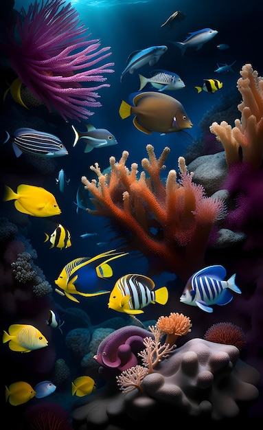Illustrazione della vita marina