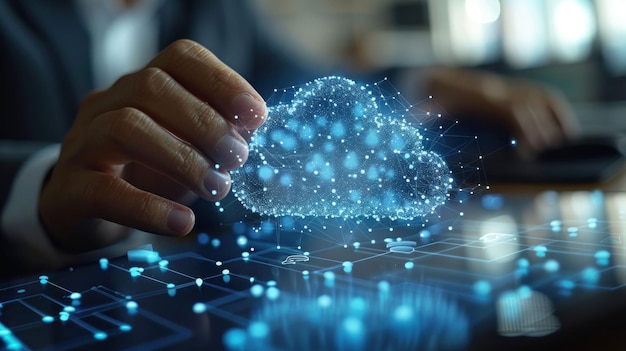 Illustrazione delle differenze tra cloud computing e onpremise computing in ambienti tecnologici moderni