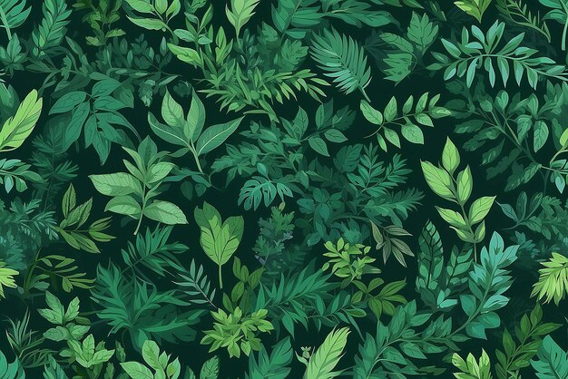 Illustrazione delle foglie delle piante degli alberi della natura Vettore della natura della vegetazione