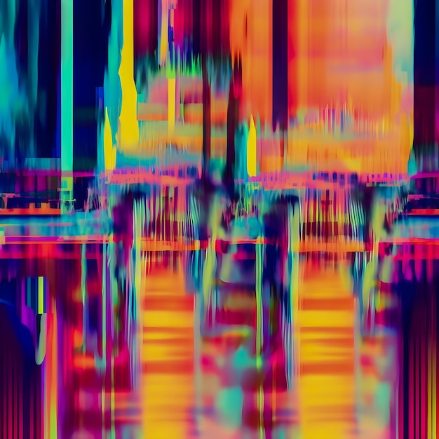 Illustrazione dello sfondo dell'errore di texture glitch creativo