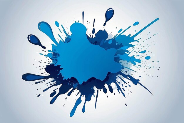 Illustrazione dello stock Blue Blot