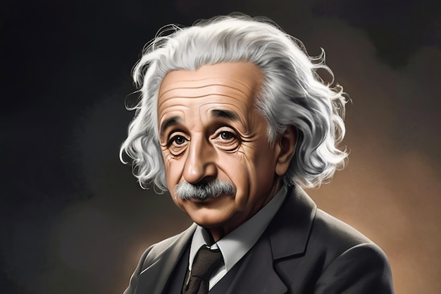 Illustrazione di Albert Einstein