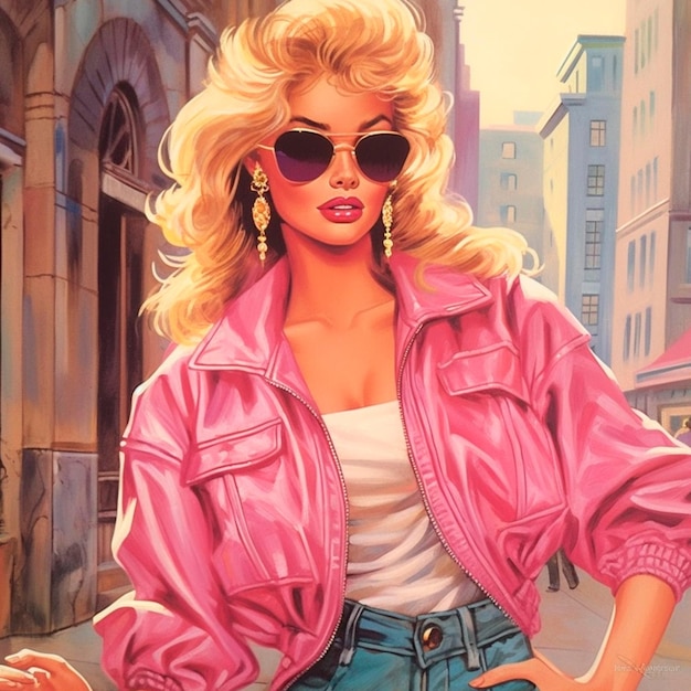 illustrazione di barbie pretty