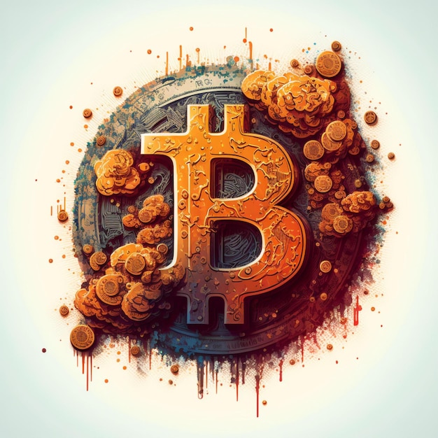 Illustrazione di Bitcoin