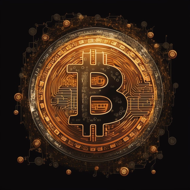 Illustrazione di Bitcoin
