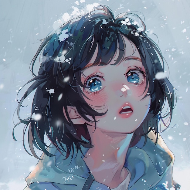 Illustrazione di carta da parati per anime