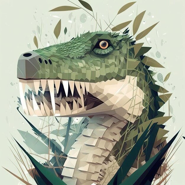 Illustrazione di coccodrillo