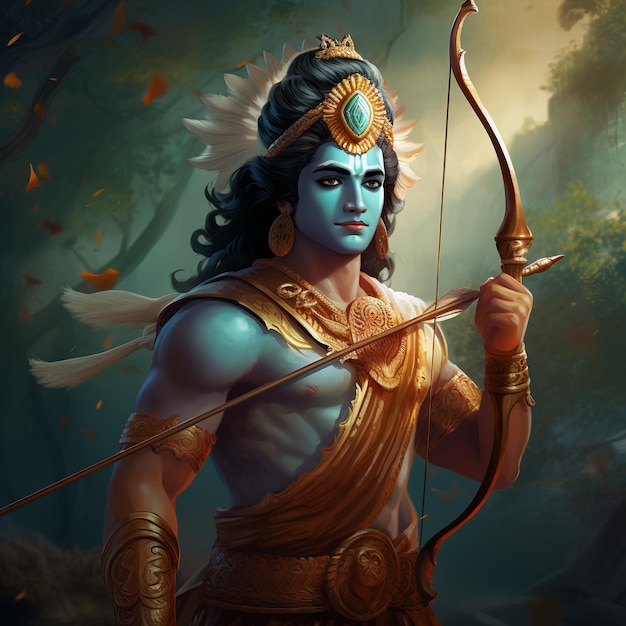 illustrazione di Condividi le tue immagini più care di Lord Rama