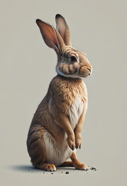 Illustrazione di coniglietto coniglietto di Pasqua coniglietto che disegna coniglio