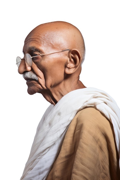 Illustrazione di Felice Jayanti Mahatma Gandhi