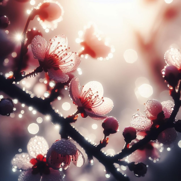 illustrazione di fiori di ciliegio
