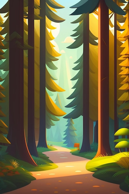 illustrazione di Forest