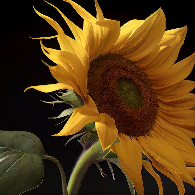 Illustrazione di girasoli