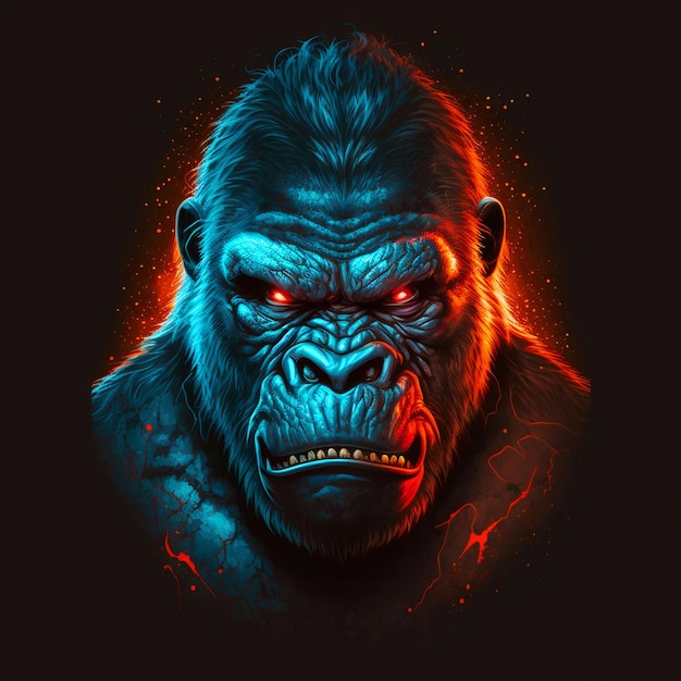 Illustrazione di gorilla