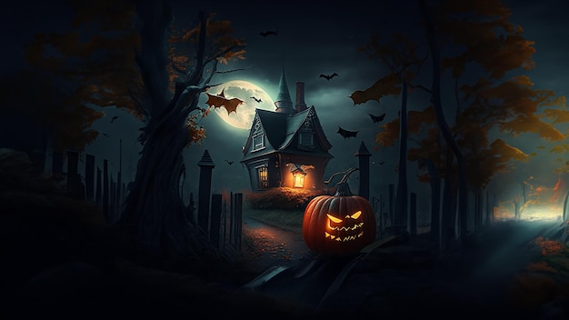 illustrazione di Halloween da modificare