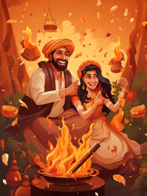 illustrazione di lohri