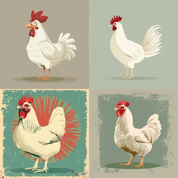 illustrazione di pollo