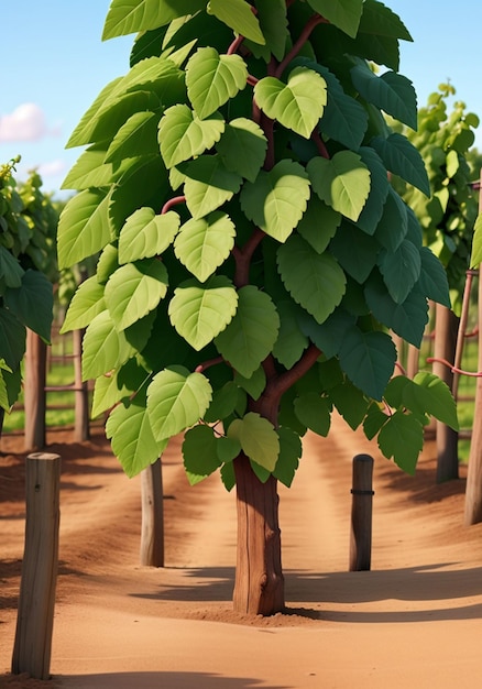illustrazione di progettazione 3D del filato di vino