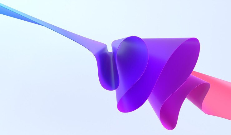 Foto illustrazione di rendering 3d dello sfondo dell'onda astratta