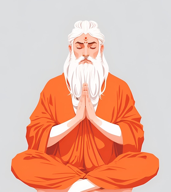 illustrazione_di_sadhu_din_prayer_pose