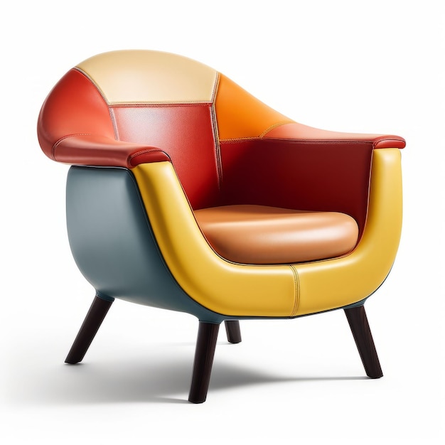 Illustrazione di sedia e poltrona in stile vintage mobili Creato con tecnologia generativa AI