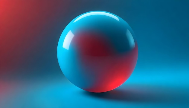 Illustrazione di sfera lucida opere d'arte superficie lucida pittura digitale sfondi colorati