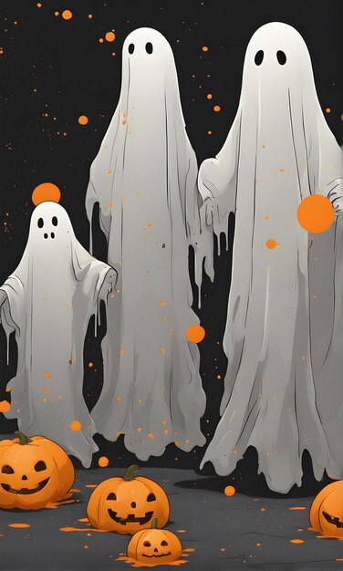 Illustrazione di sfondo di Halloween