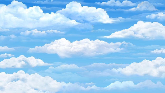 Illustrazione di sfondo di nuvole e cielo Disegno di copertura delle nuvole