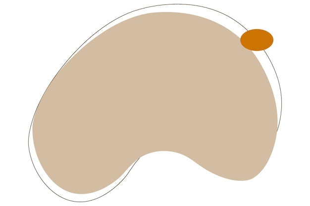 Illustrazione di sfondo logo astratto colore pastello con sfondo bianco