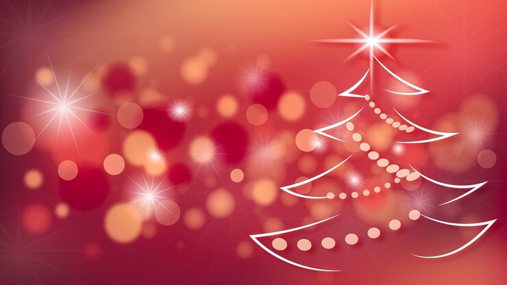 Foto illustrazione di sfondo per la celebrazione del natale
