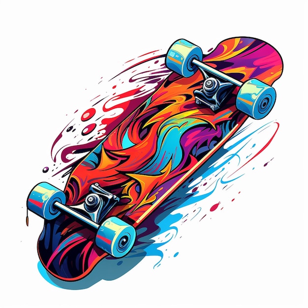 illustrazione di skateboard