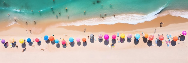 Illustrazione di spiaggia soleggiata sfondo carta da parati oceano mare