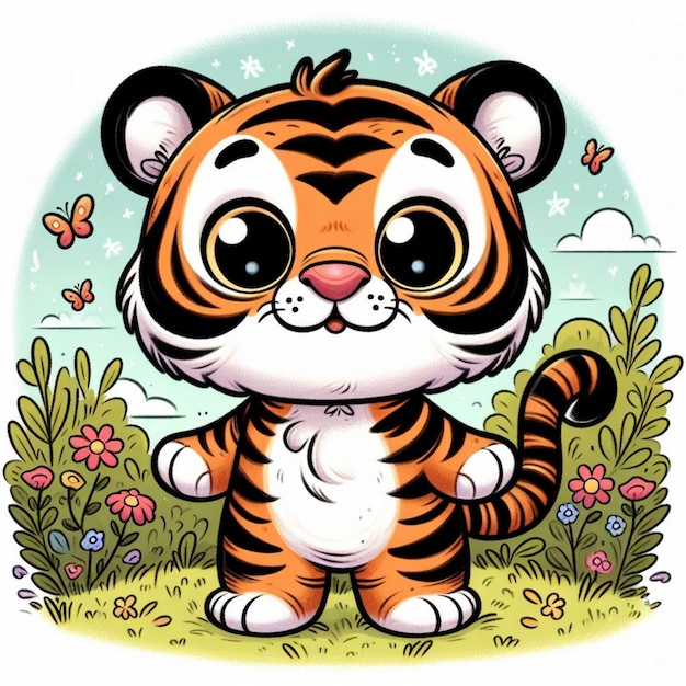 illustrazione di tigre