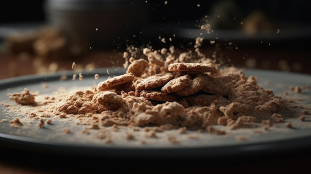 Illustrazione di torta di cioccolato che è servito molto unico e confezionato da ballare e sembra molto del