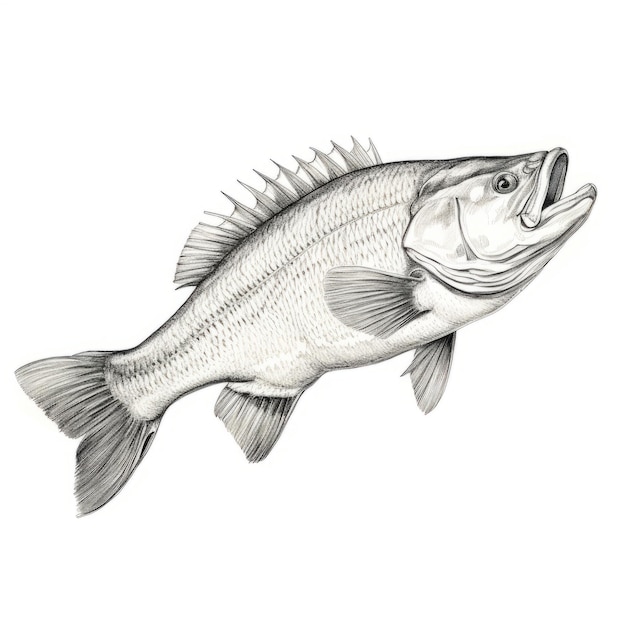 Illustrazione di un pesce Barramundi