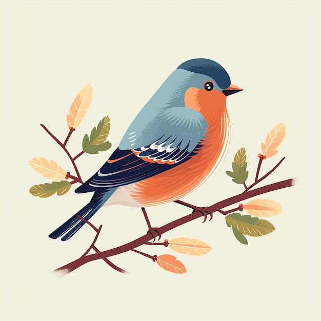 illustrazione di un uccello