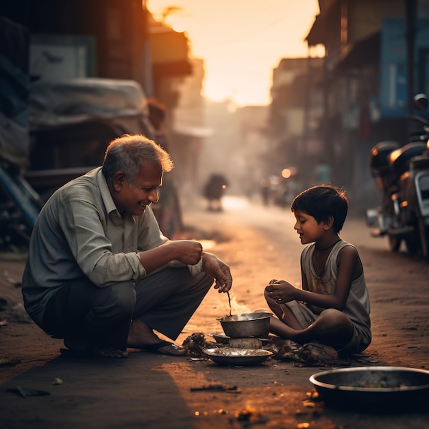 illustrazione di una coppia che si abbraccia nello streetphotojournalism